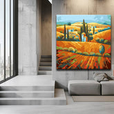Painting by numbers Tuscany painting art